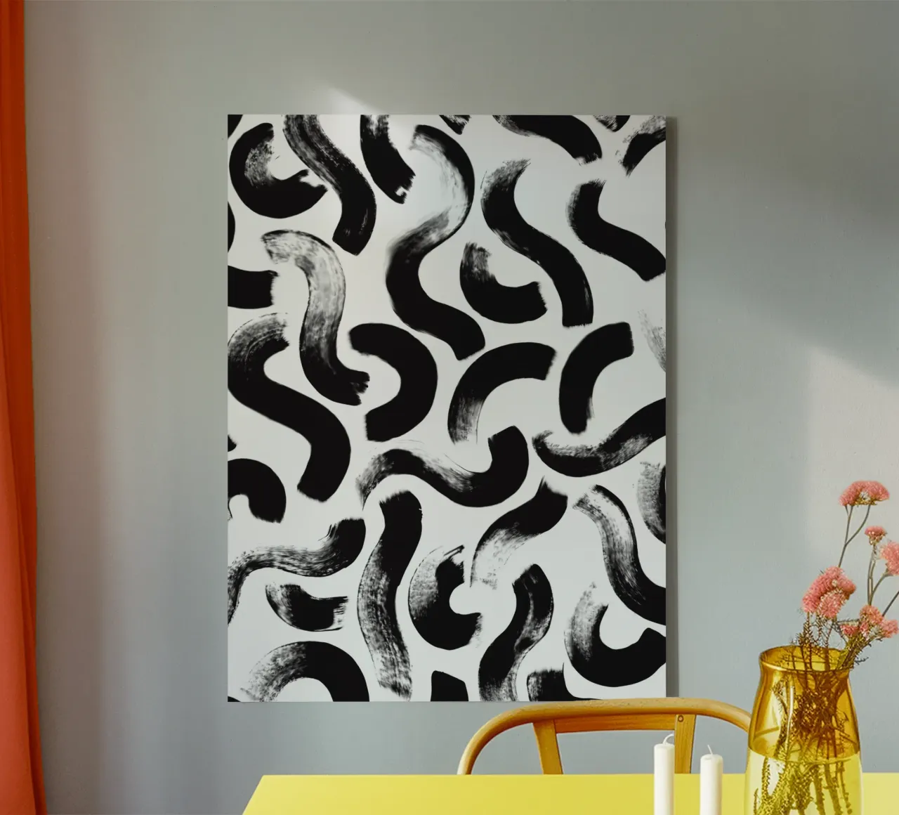 Pennellate tela con Cornice a cassetta da Kunst und Kontrast