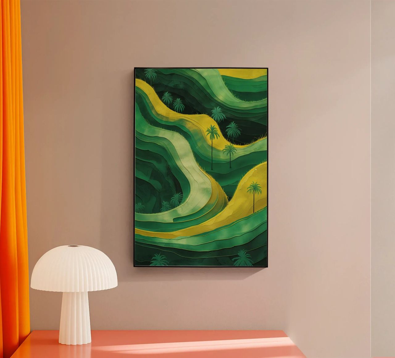 Emerald Pathways of Tranquility plexiglass da AlbertKlee