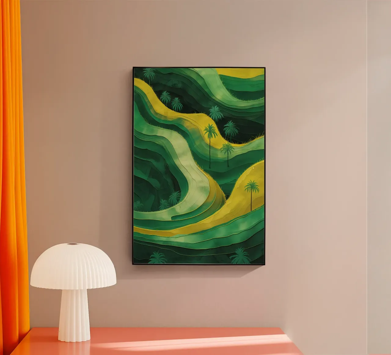 Emerald Pathways of Tranquility Acryl-Glas von AlbertKlee