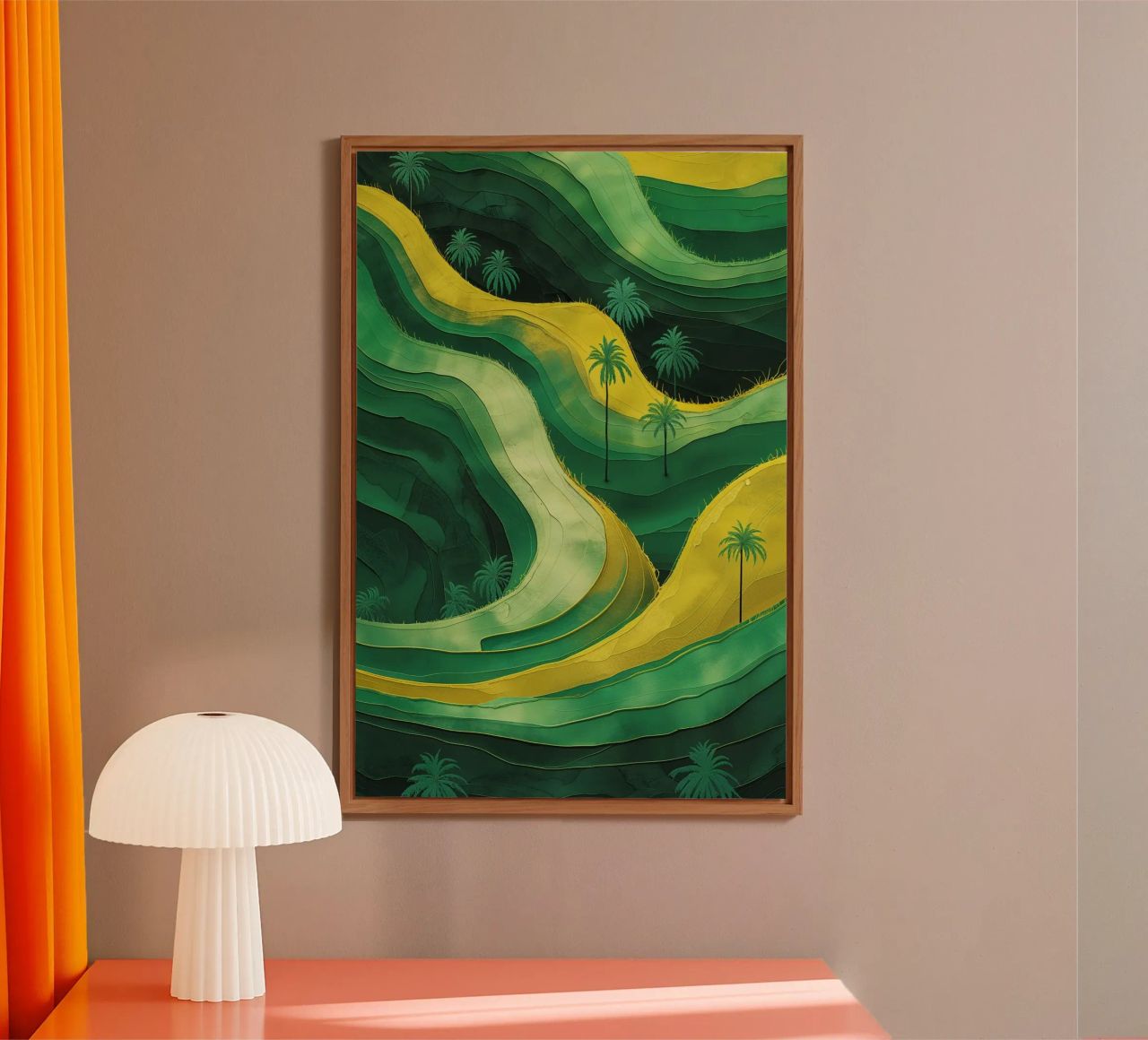 Emerald Pathways of Tranquility alluminio dibond da AlbertKlee