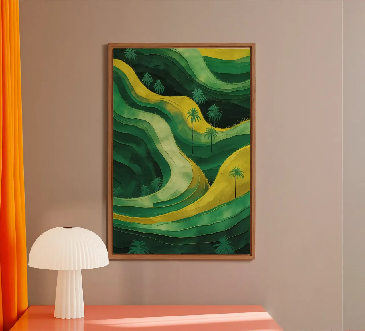 Emerald Pathways of Tranquility alluminio dibond da AlbertKlee