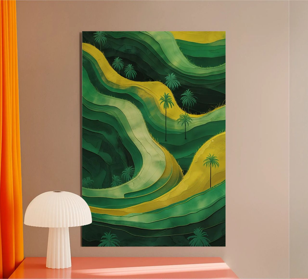 Emerald Pathways of Tranquility alluminio dibond da AlbertKlee