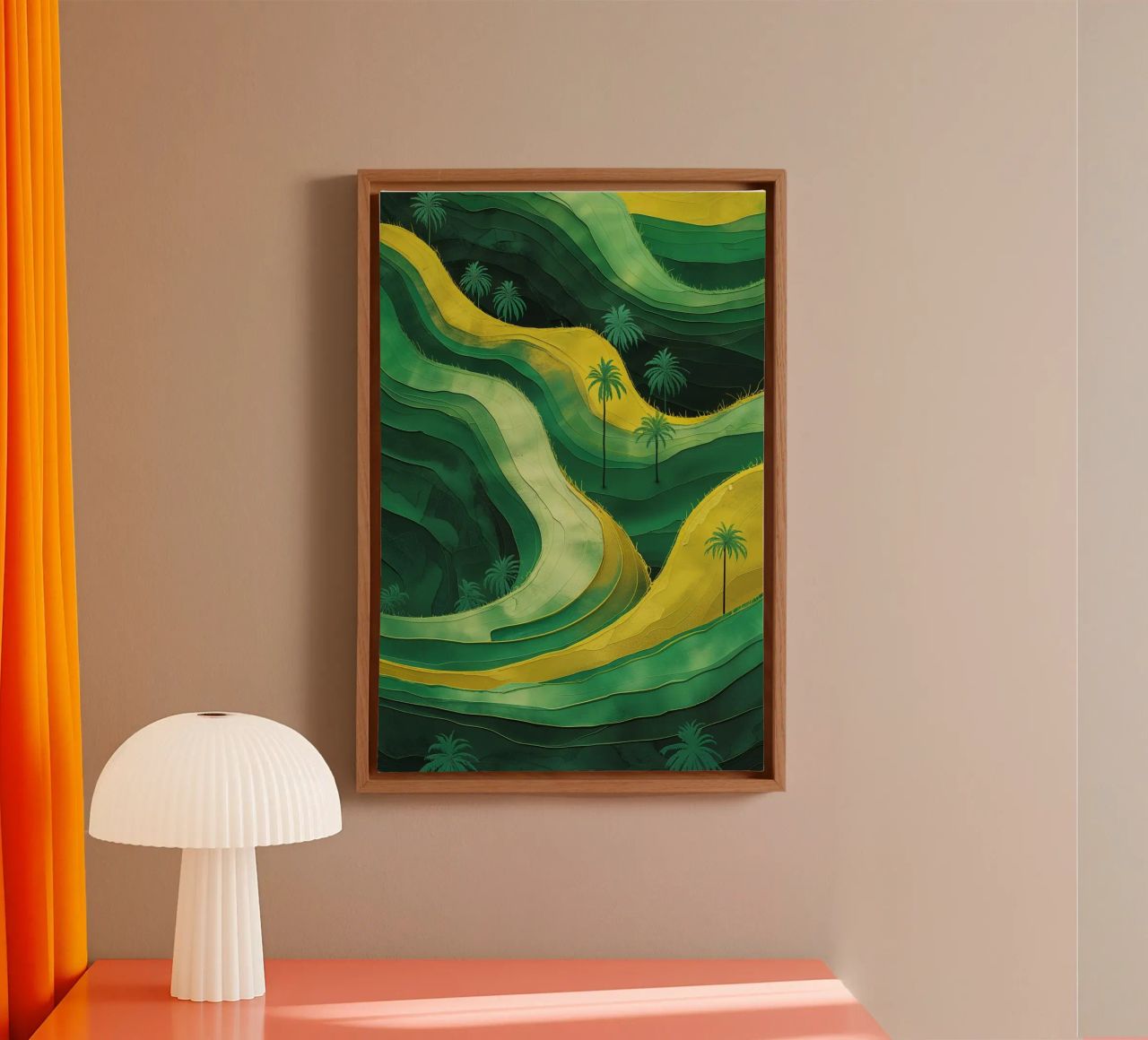 Emerald Pathways of Tranquility tela da AlbertKlee