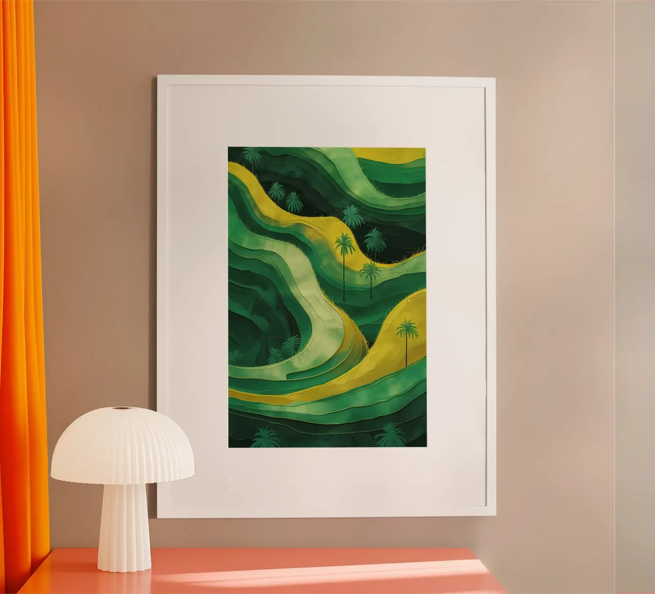 Emerald Pathways of Tranquility Hahnemühle von AlbertKlee
