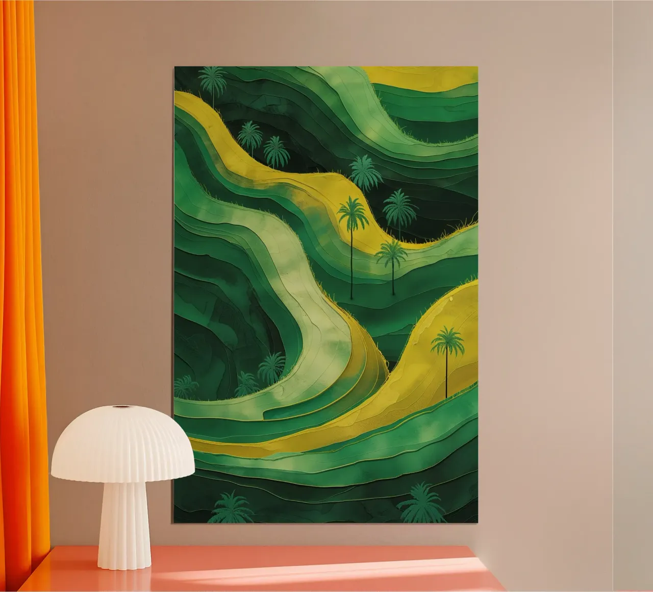 Emerald Pathways of Tranquility Hahnemühle von AlbertKlee