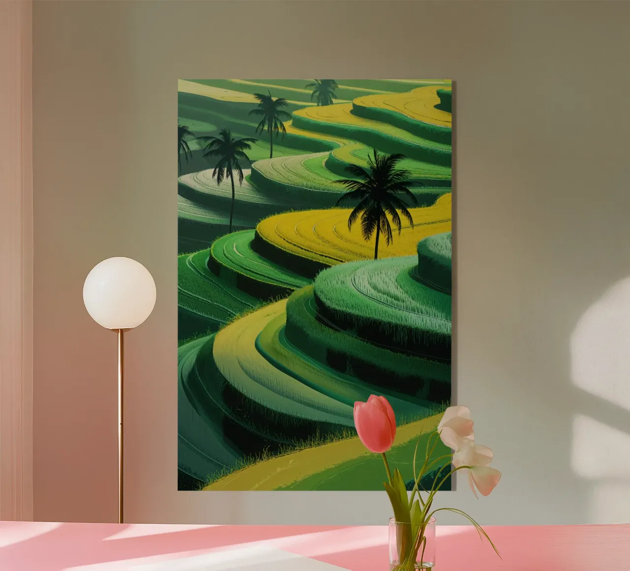 Golden Fields in Rhythmic Harmony plexiglass da AlbertKlee