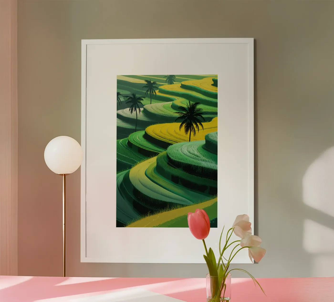 Golden Fields in Rhythmic Harmony poster da AlbertKlee
