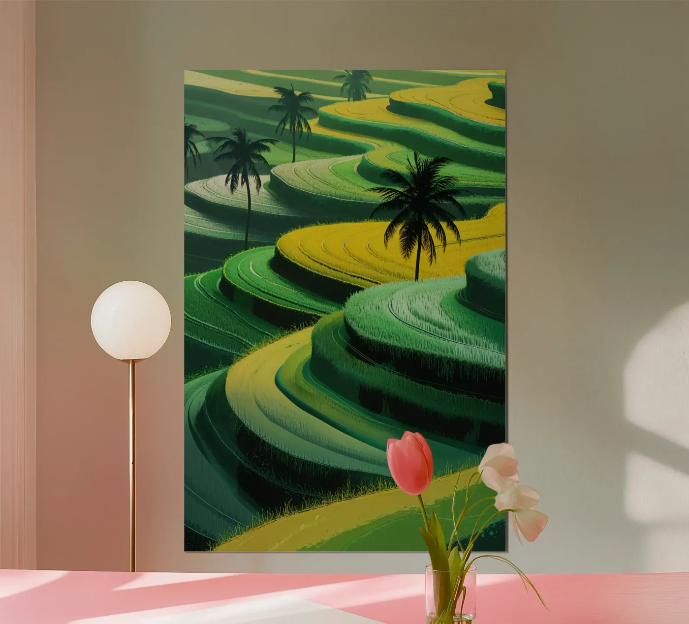 Golden Fields in Rhythmic Harmony poster da AlbertKlee