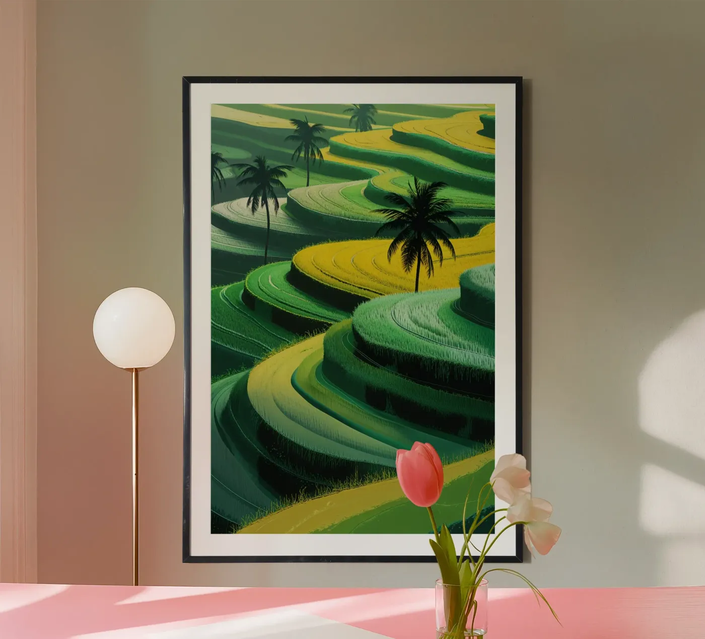 Golden Fields in Rhythmic Harmony poster da AlbertKlee