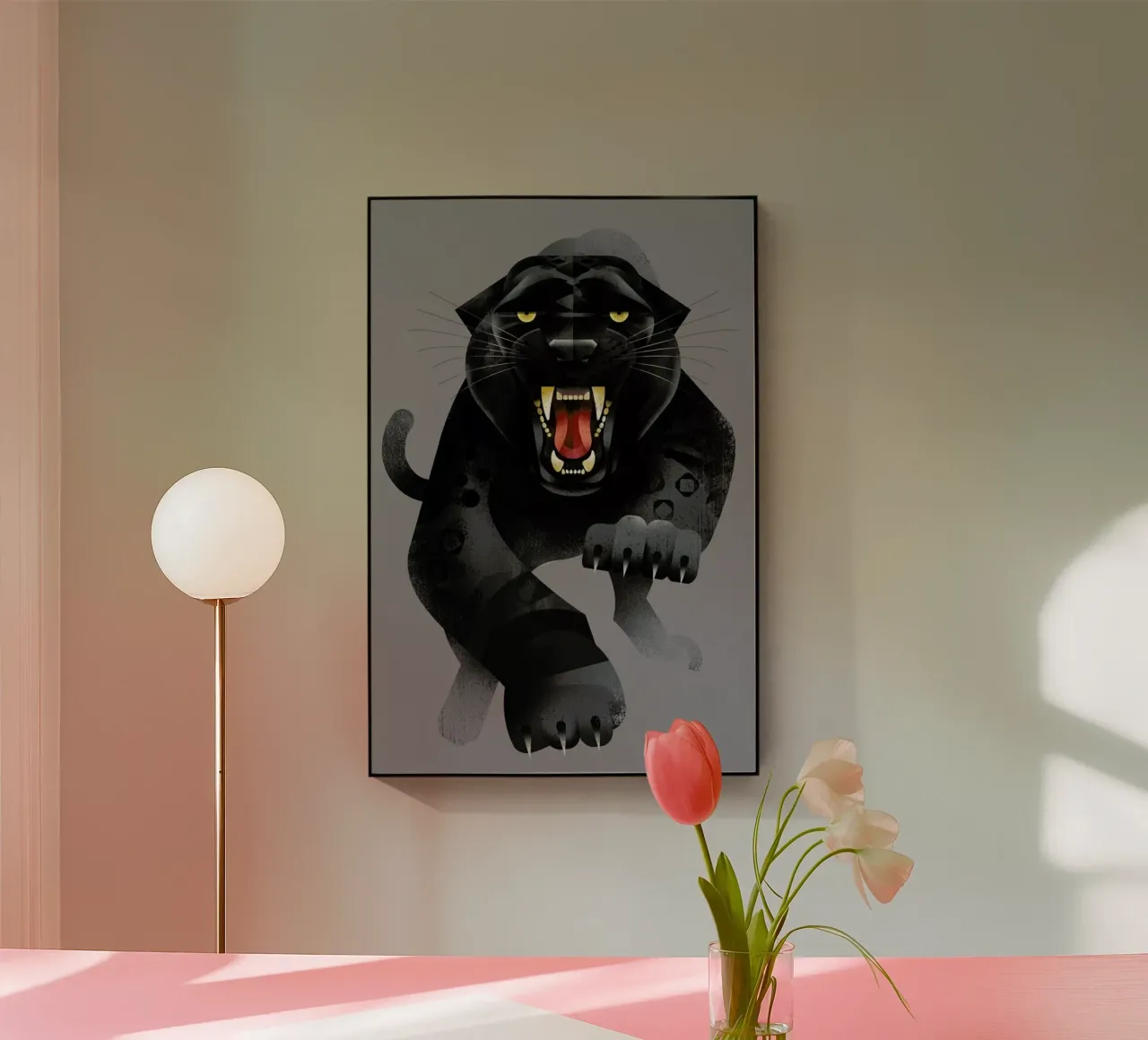 Jaguar 01 acrylic glass by Dieter Braun