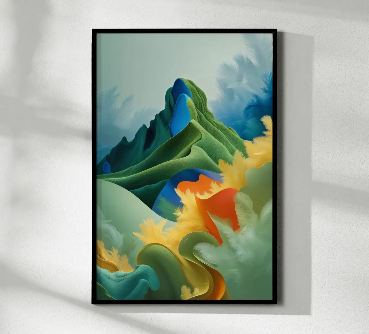 Mystical Peaks in Harmony carta hahnemühle da AlbertKlee