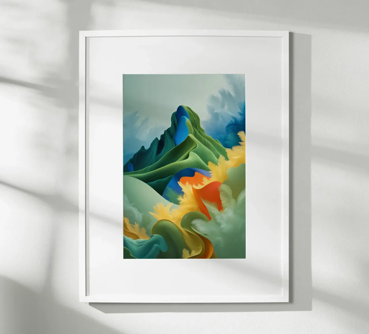 Mystical Peaks in Harmony carta hahnemühle da AlbertKlee