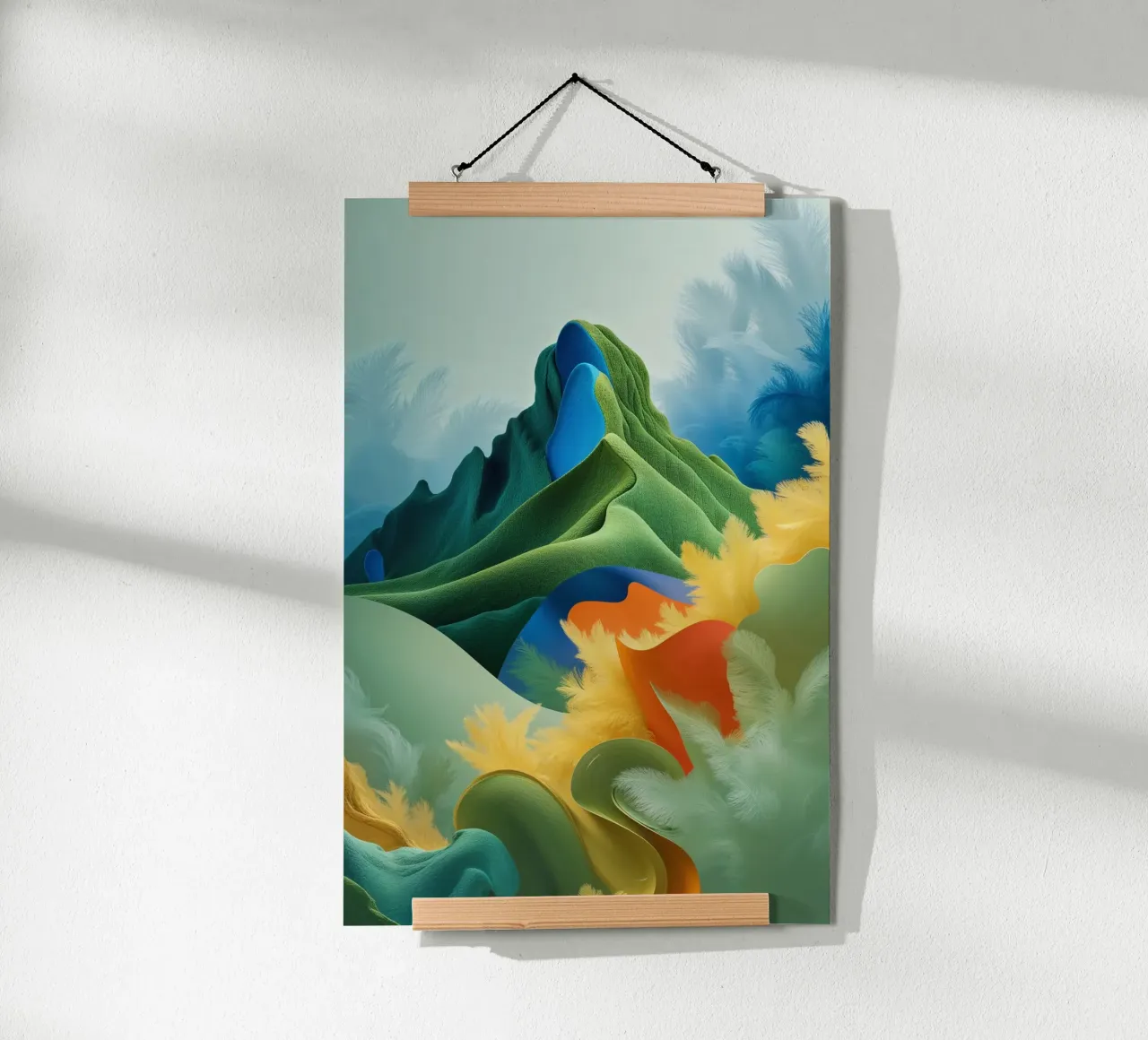 Mystical Peaks in Harmony carta hahnemühle da AlbertKlee