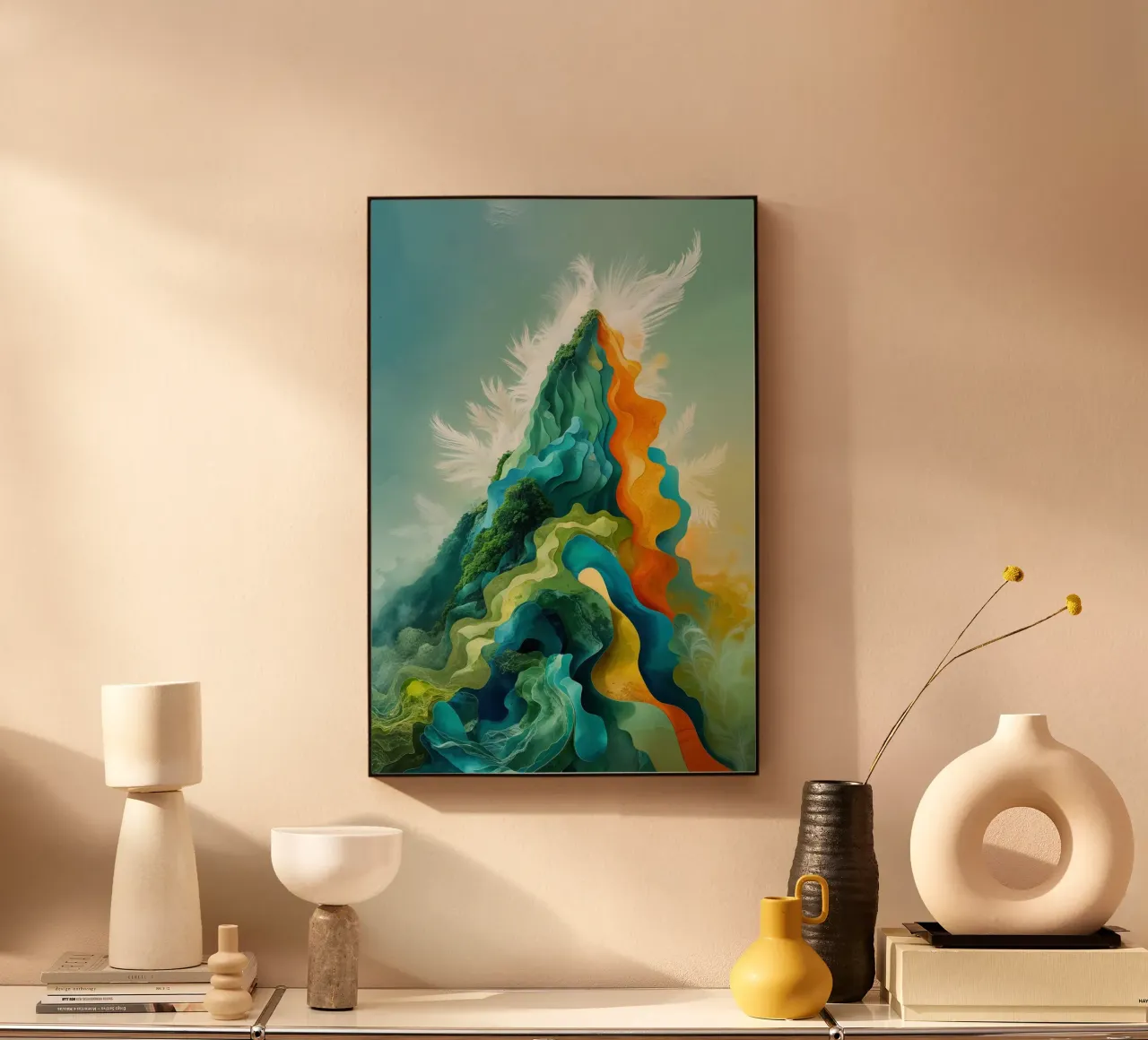 Flowing Colors of Nature plexiglass da AlbertKlee