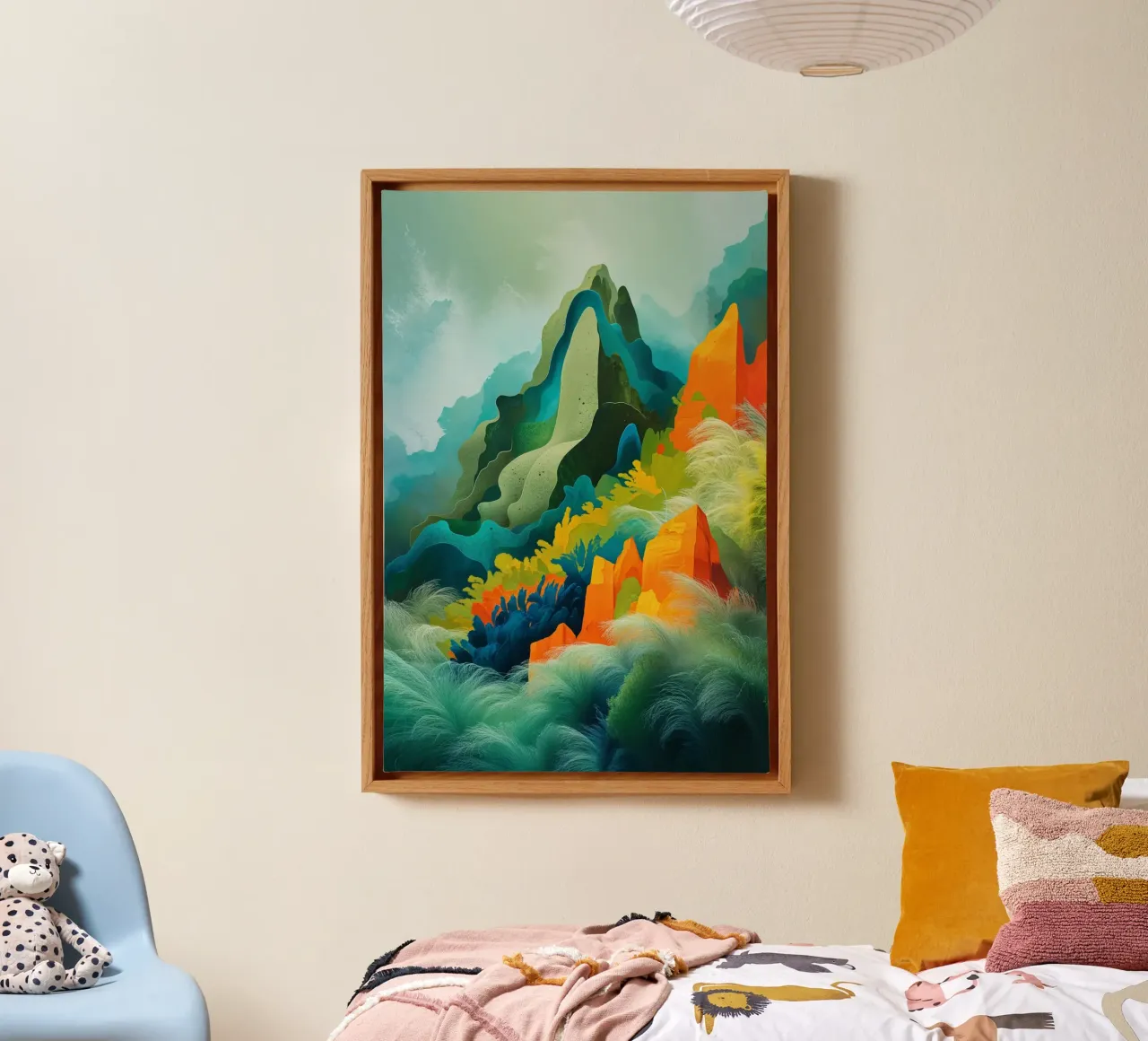 Harmony of Vibrant Landscapes tela da AlbertKlee