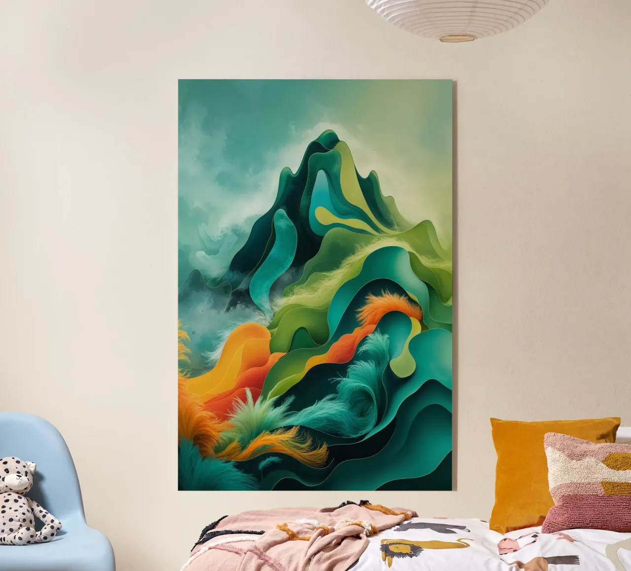 Emerald Waves of Fantasy plexiglass da AlbertKlee