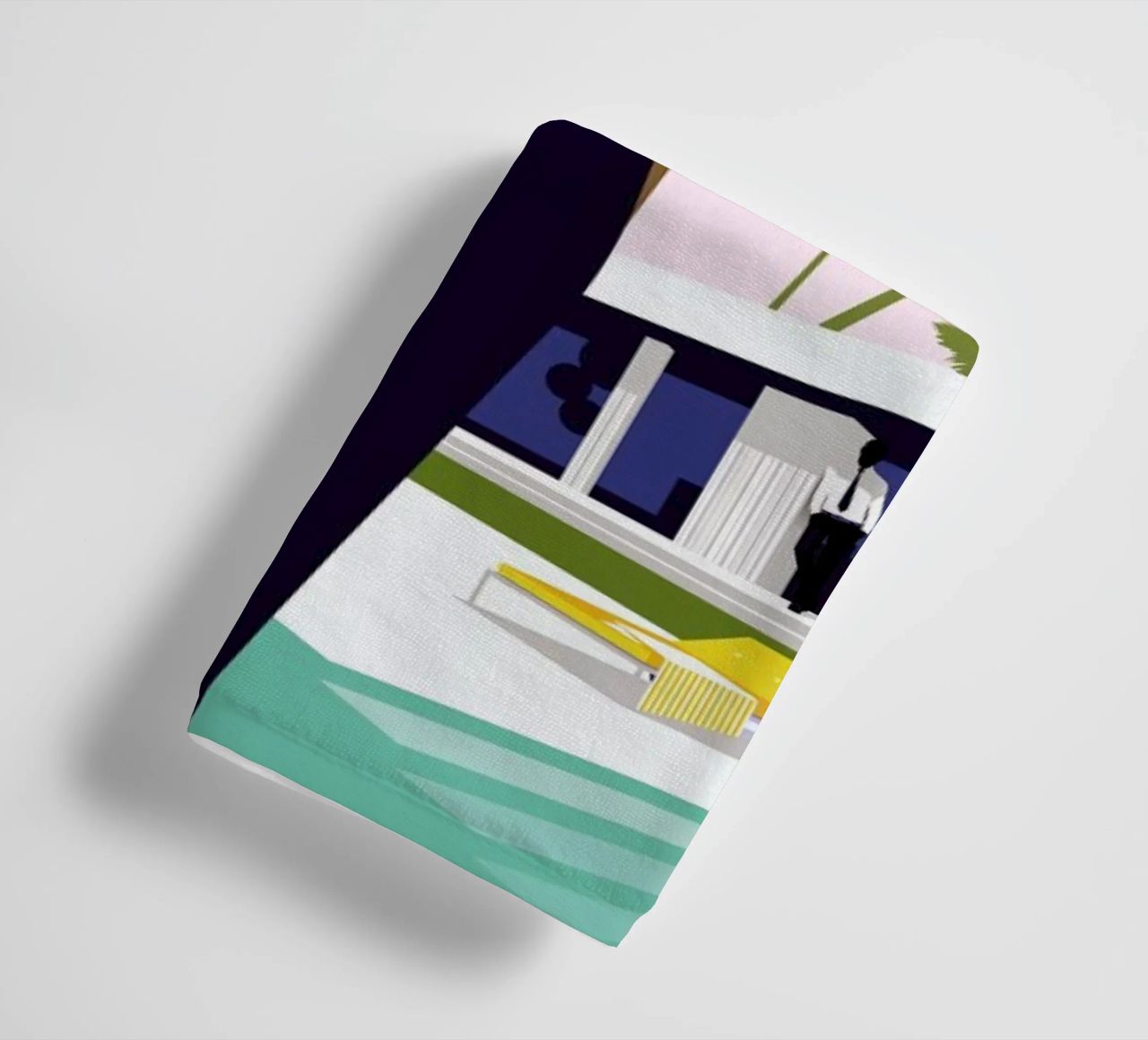 Leaving Home towel by Bo Lundberg