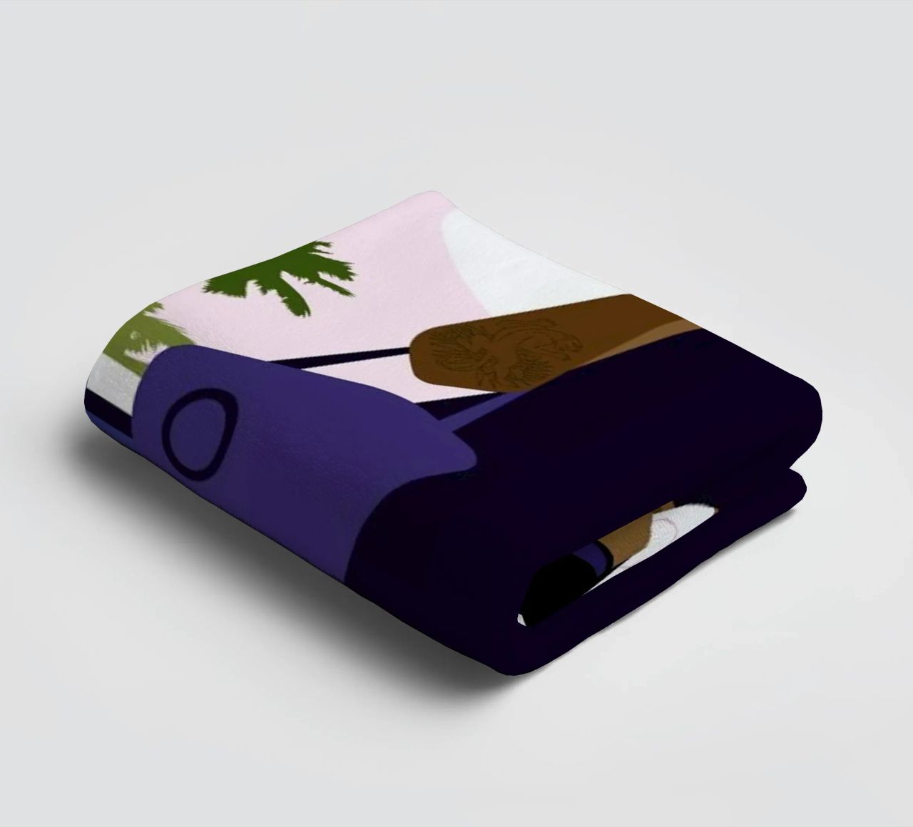 Leaving Home towel by Bo Lundberg