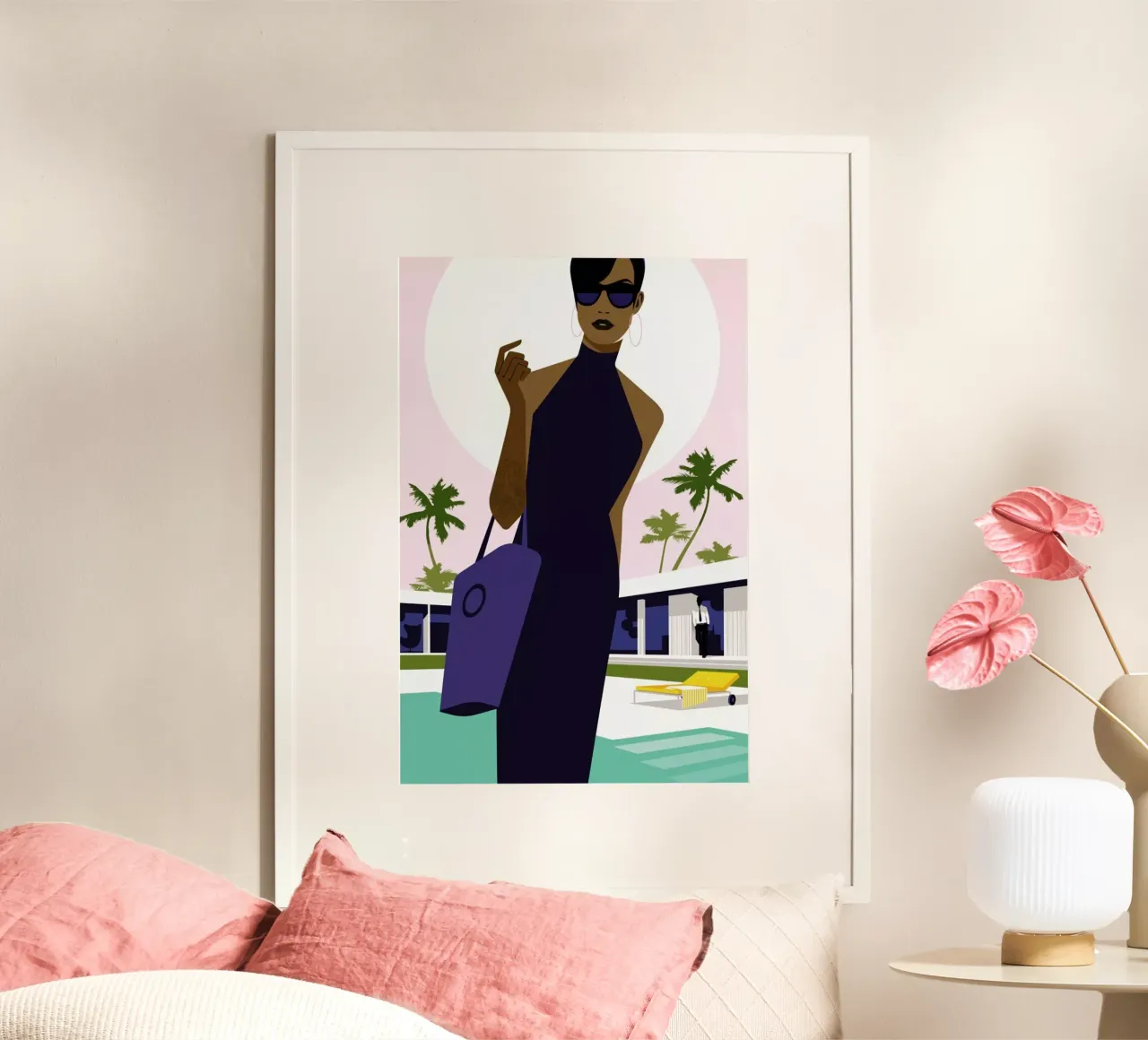 Leaving Home poster con telaio in legno da Bo Lundberg