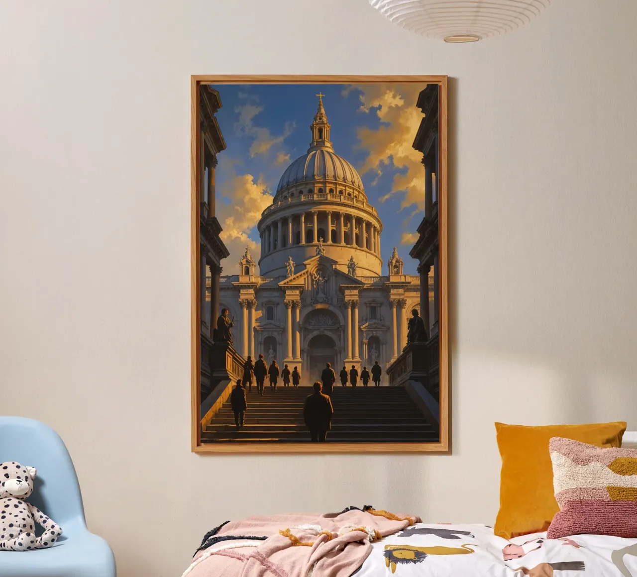 Majestic Perspective of St. Paul’s Cathedral alluminio dibond da AlbertKlee
