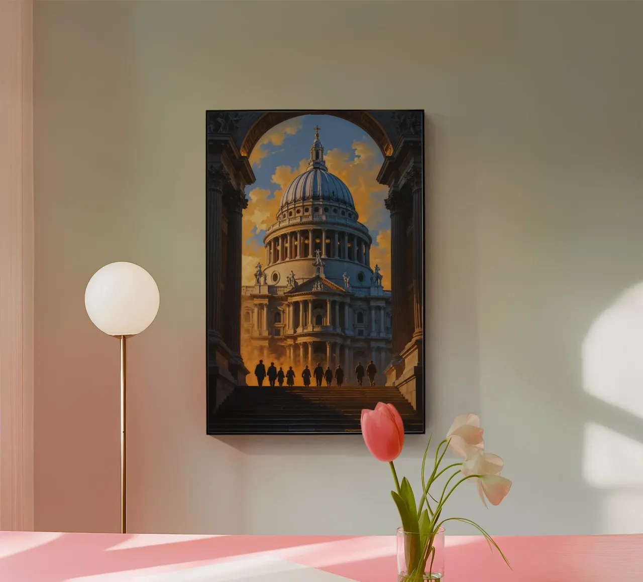 Archway View: St. Paul’s at Sunset plexiglass da AlbertKlee