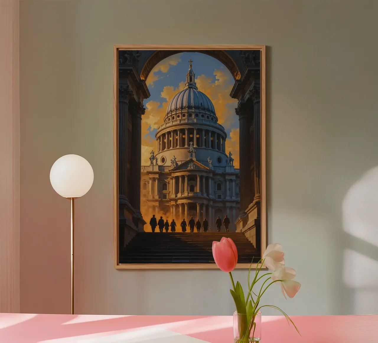 Archway View: St. Paul’s at Sunset alluminio dibond da AlbertKlee