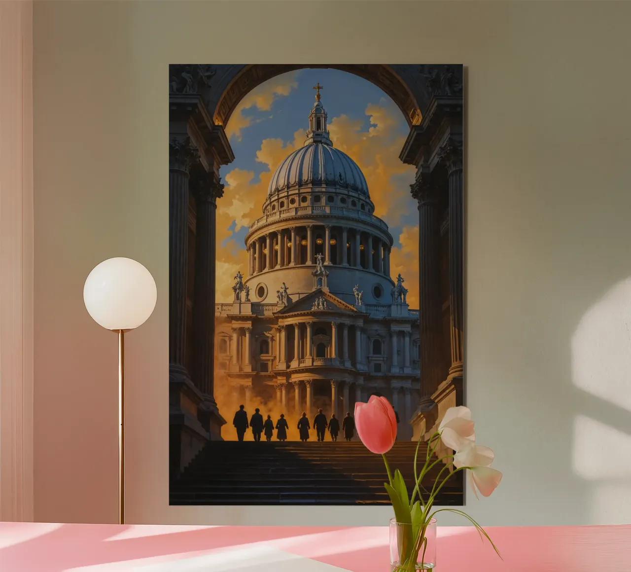 Archway View: St. Paul’s at Sunset alluminio dibond da AlbertKlee