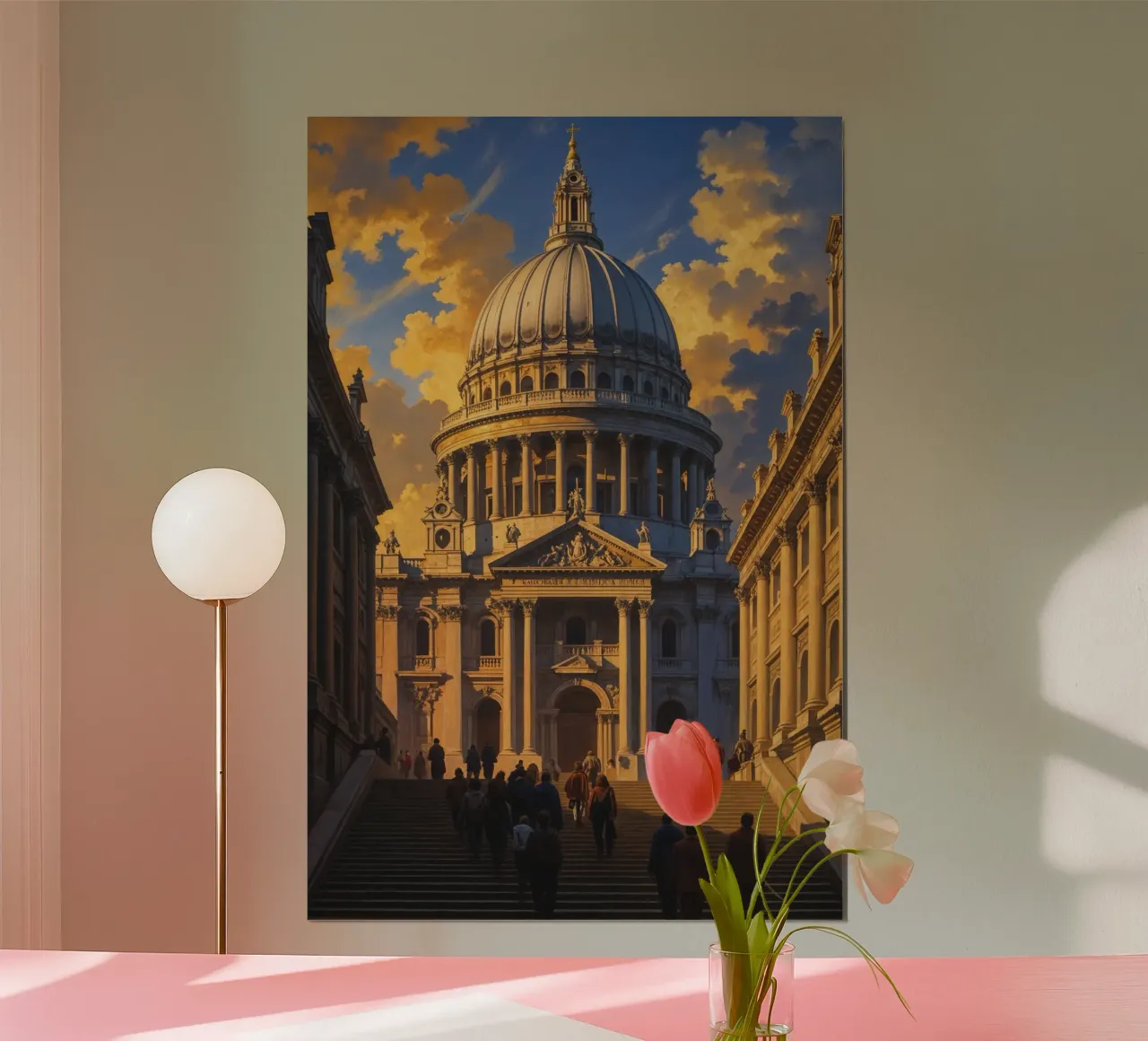 Baroque Splendor: St. Paul’s in Full Glory carta hahnemühle da AlbertKlee