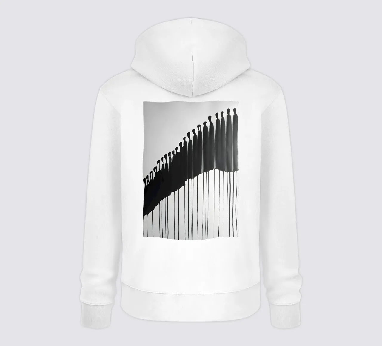 Movimento silenzioso felpa con cappuccio da Kunst und Kontrast