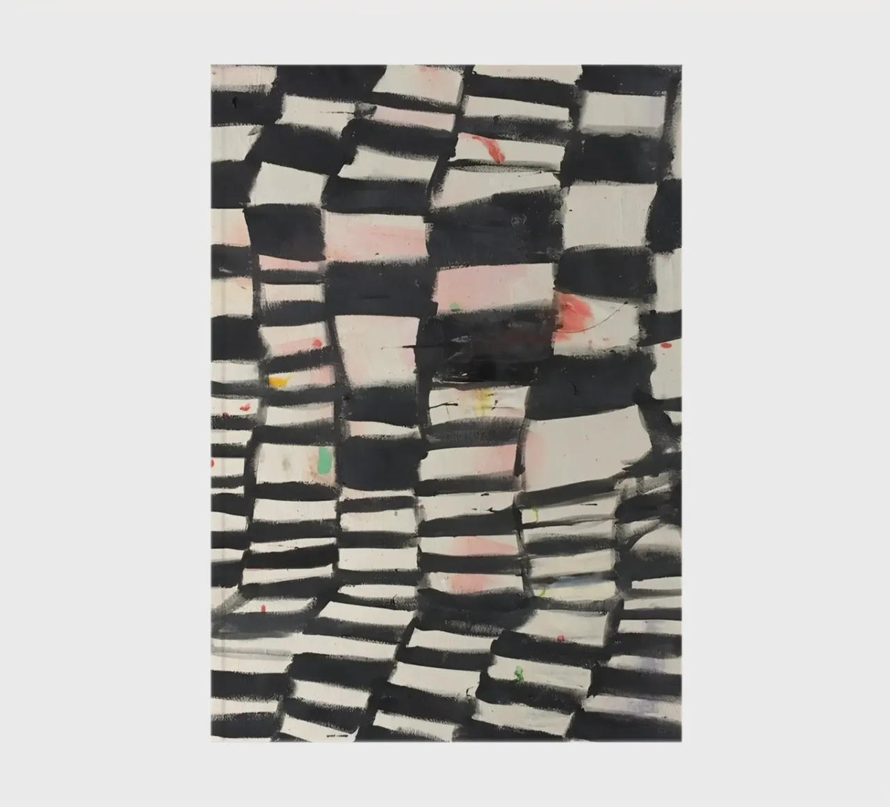 Checkerboard pattern notebook by Kunst und Kontrast