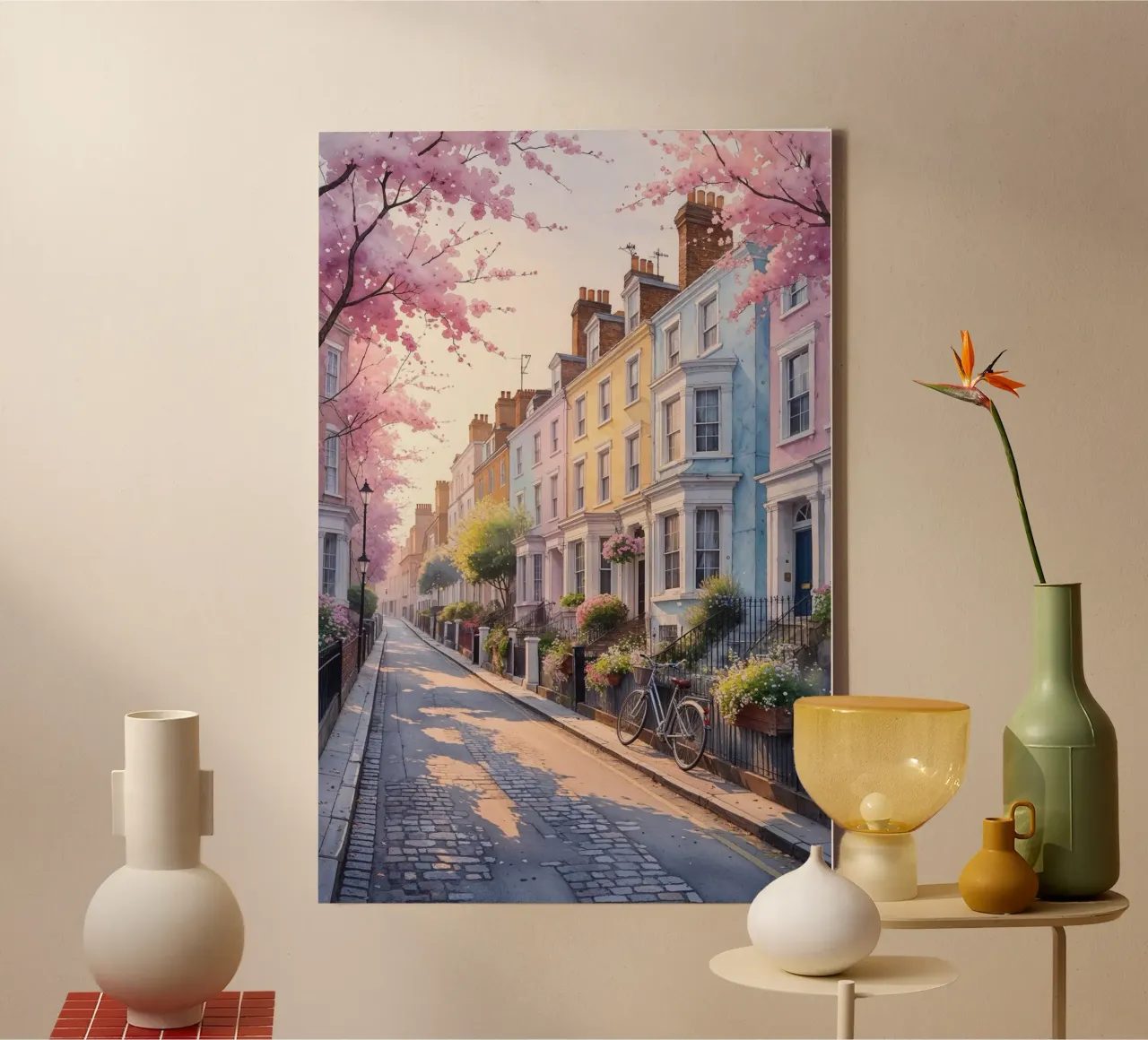 Springtime Charm in Notting Hill tela da AlbertKlee