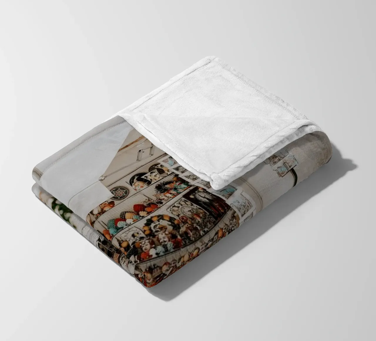 Italian Life, Italy Store, La Dolce Vita, Wall Aer Print fleece blanket by TheTravelClub