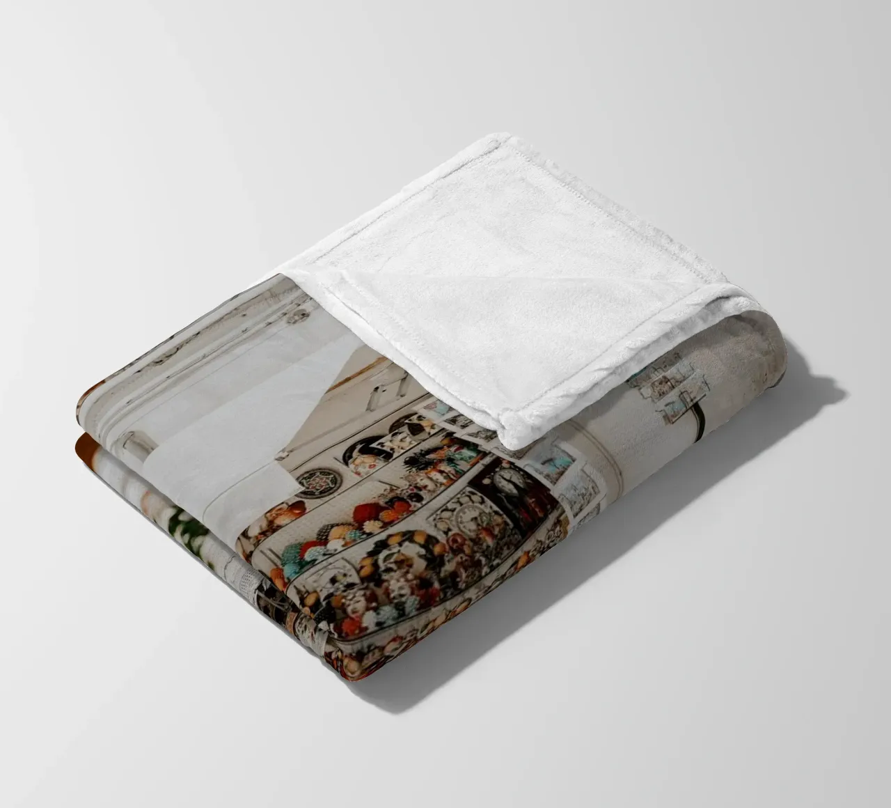 Italian Life, Italy Store, La Dolce Vita, Wall Aer Print fleece blanket by TheTravelClub