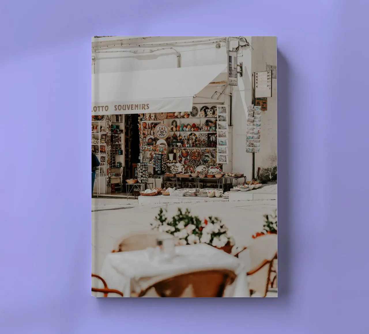 Vie italienne, magasin d'Italie, La Dolce Vita, Wall Aer Print carnet de notes de TheTravelClub