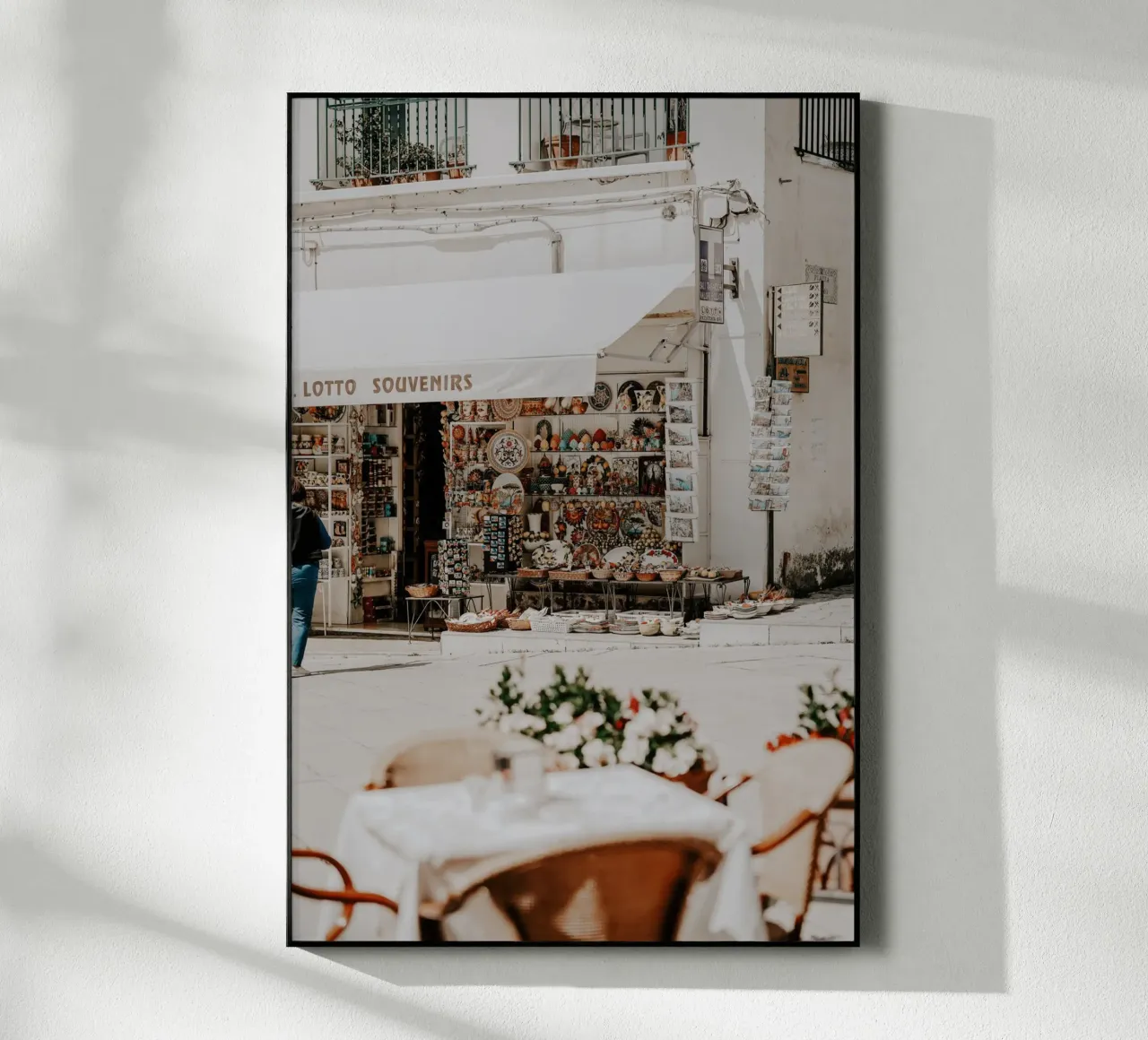 Vie italienne, magasin d'Italie, La Dolce Vita, Wall Aer Print plexiglas de TheTravelClub