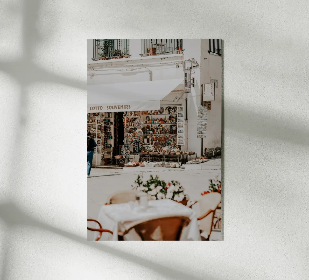 Vie italienne, magasin d'Italie, La Dolce Vita, Wall Aer Print plexiglas de TheTravelClub