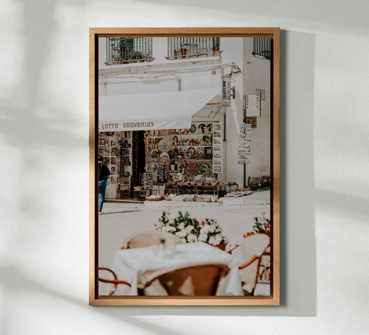 Italian Life, Italy Store, La Dolce Vita, Wall Aer Print alu-dibond by TheTravelClub