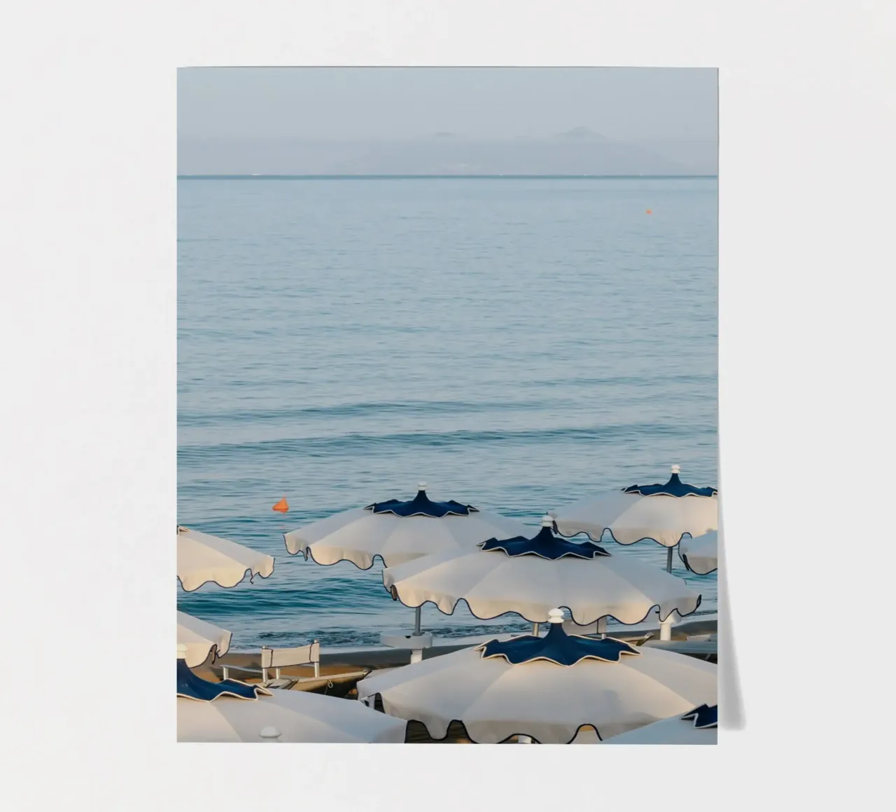 Italian Beach Umbrellas, La Dolce Vita, Summer in Europe sticker sheet by TheTravelClub