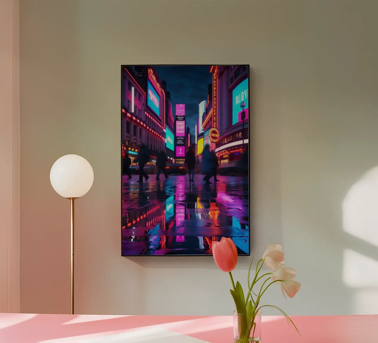 Piccadilly Circus in Neon Glow plexiglass da AlbertKlee