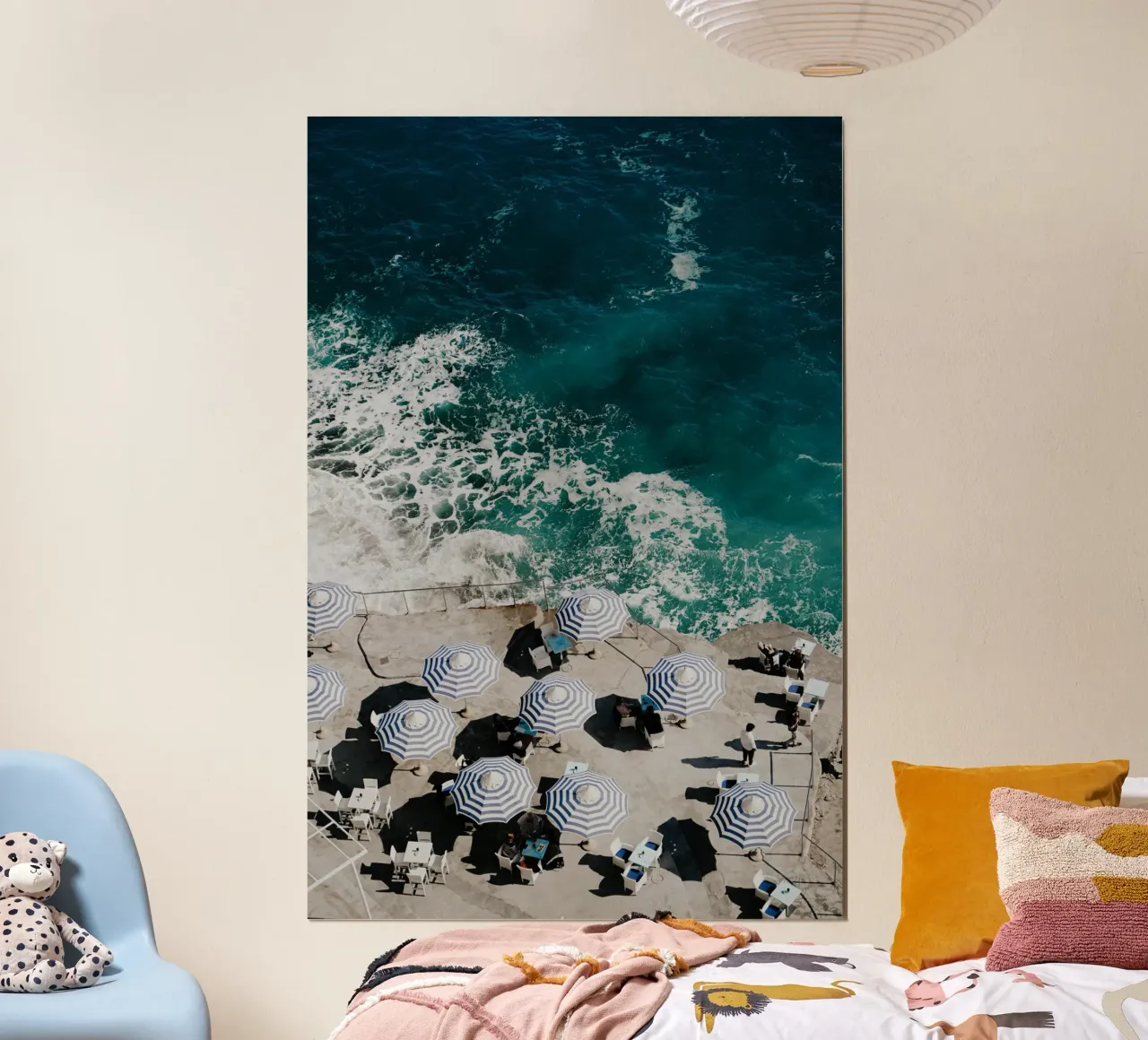 Beach Club, French Riviera, Travel Print, Europe Summer hahnemühle by TheTravelClub