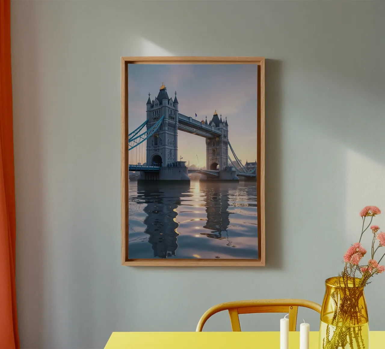 Tower Bridge at Golden Hour tela con Cornice a cassetta da AlbertKlee