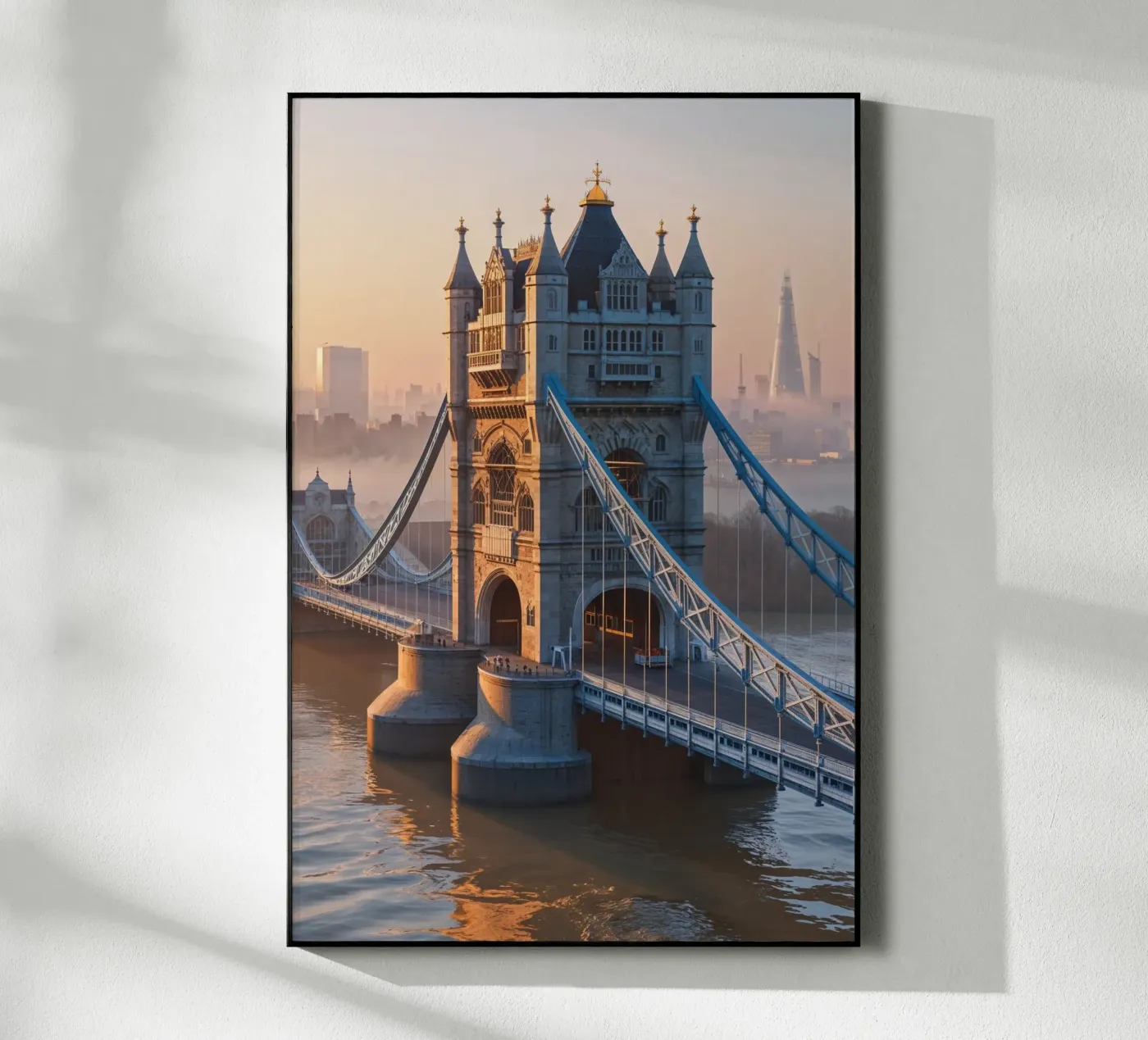 Tower Bridge: A Golden Reflection plexiglass da AlbertKlee