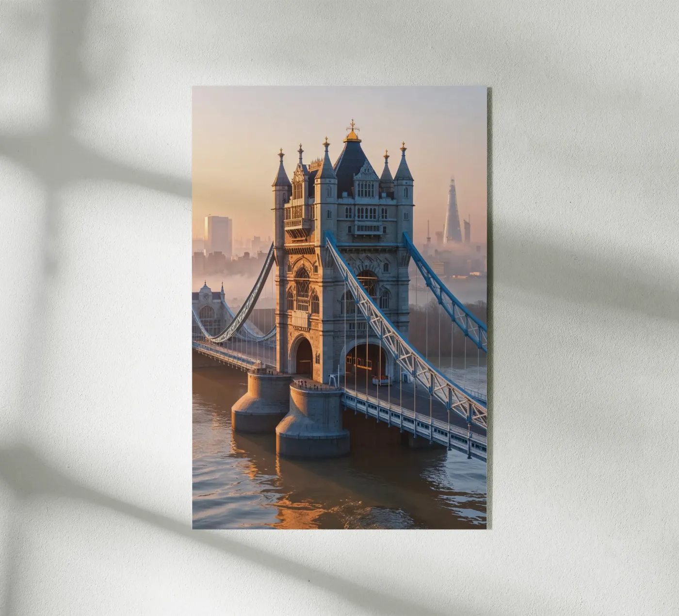 Tower Bridge: A Golden Reflection plexiglass da AlbertKlee