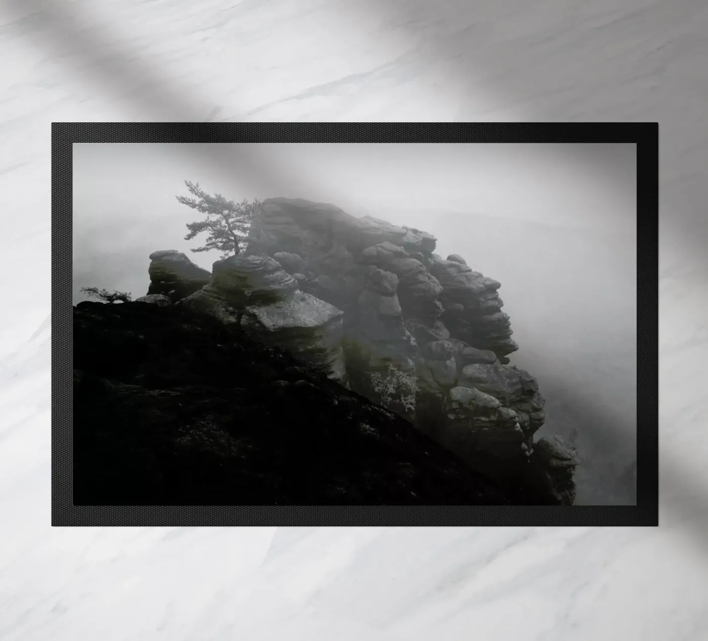 Monolith, Pfaffenstein doormat by Håggard Photography | Ronny Behnert