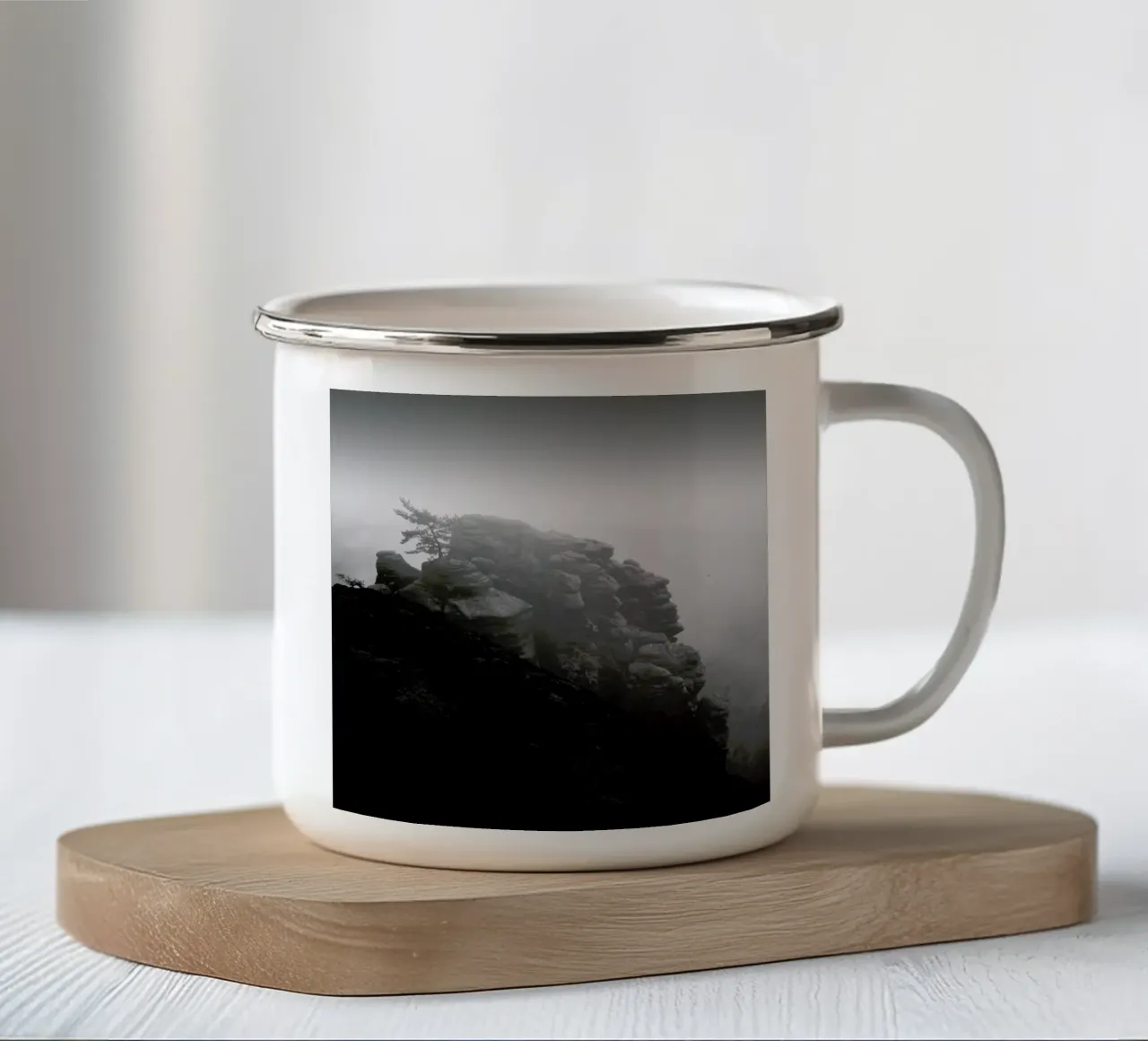 Monolith, Pfaffenstein mug en émail de Håggard Photography | Ronny Behnert