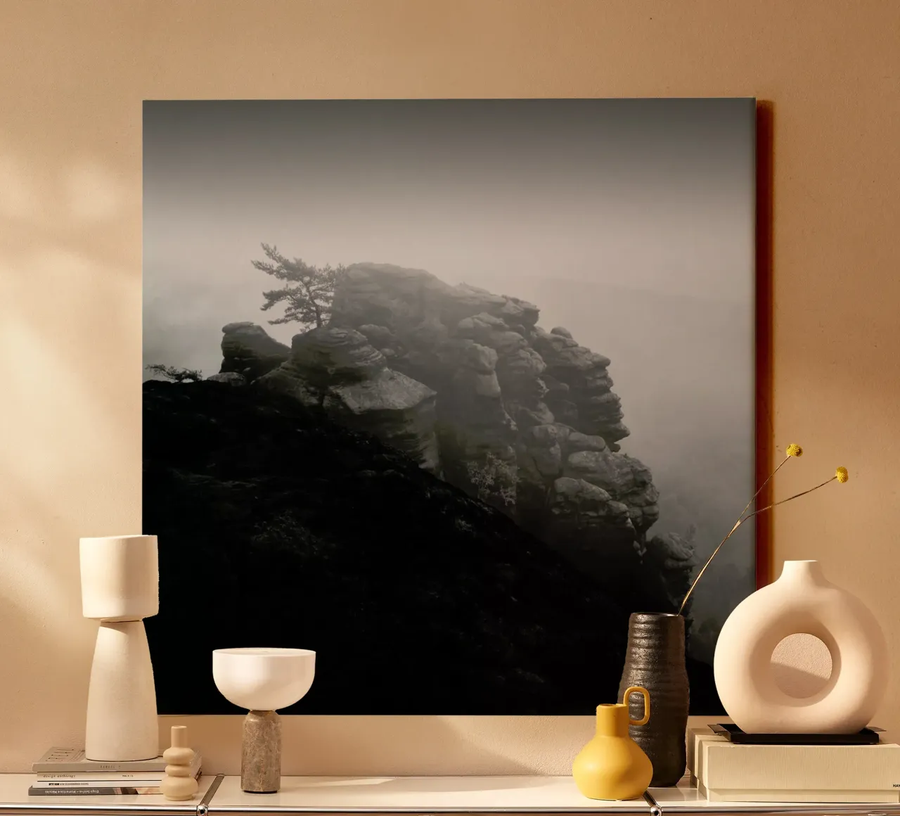 Monolith, Pfaffenstein canvas by Håggard Photography | Ronny Behnert