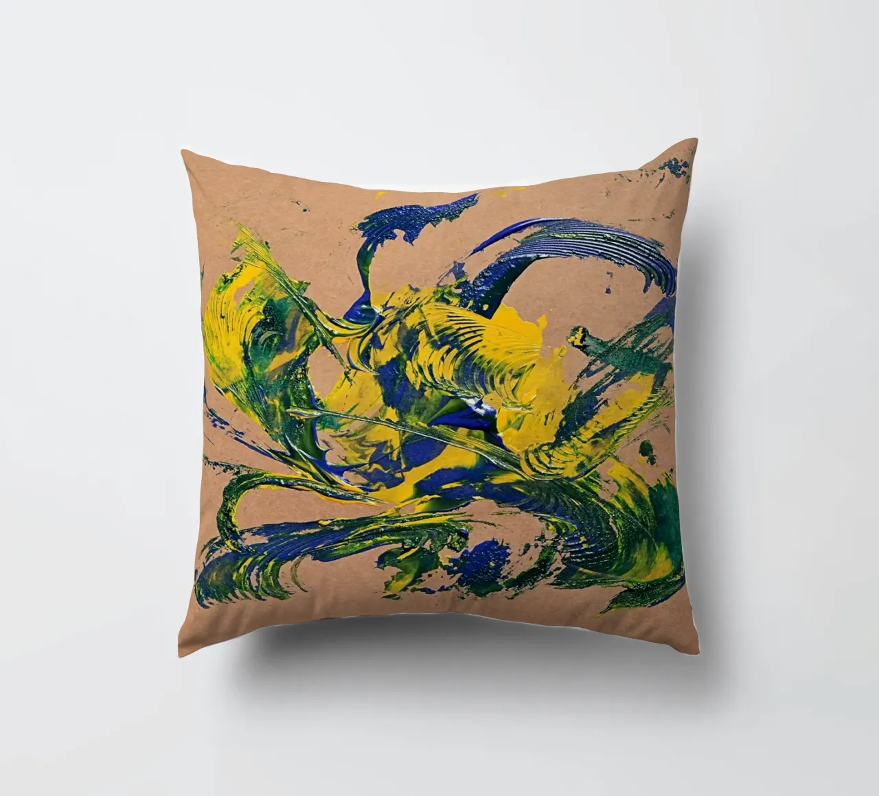 NATURAL STYLE 28 cuscino da Thierry Vobmann Abstract painting