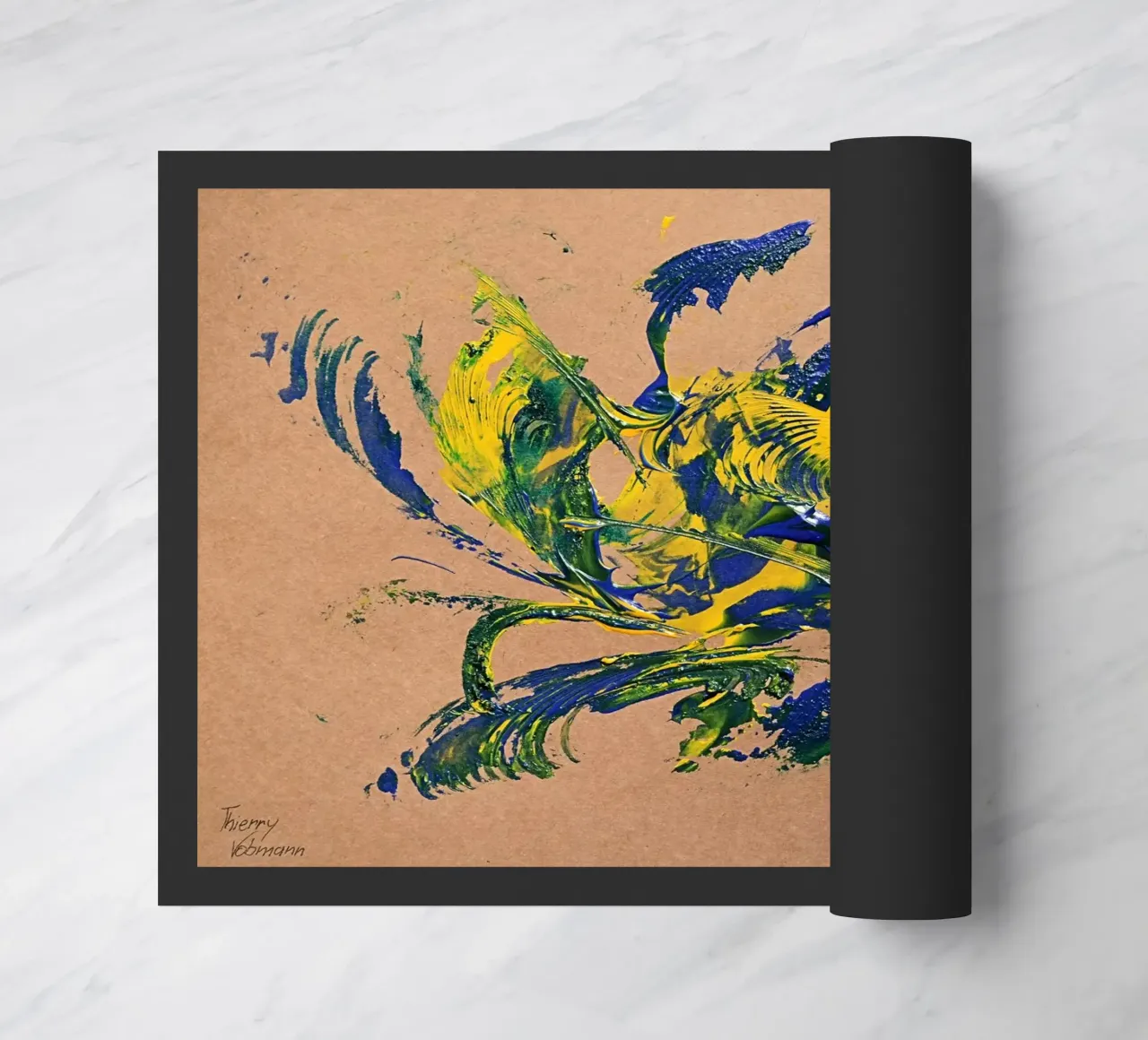 NATURAL STYLE 28 zerbino da Thierry Vobmann Abstract painting