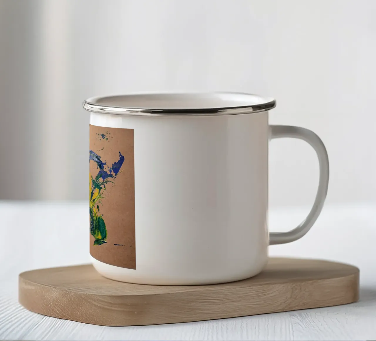 NATURAL STYLE 28 tazza in smalto da Thierry Vobmann Abstract painting