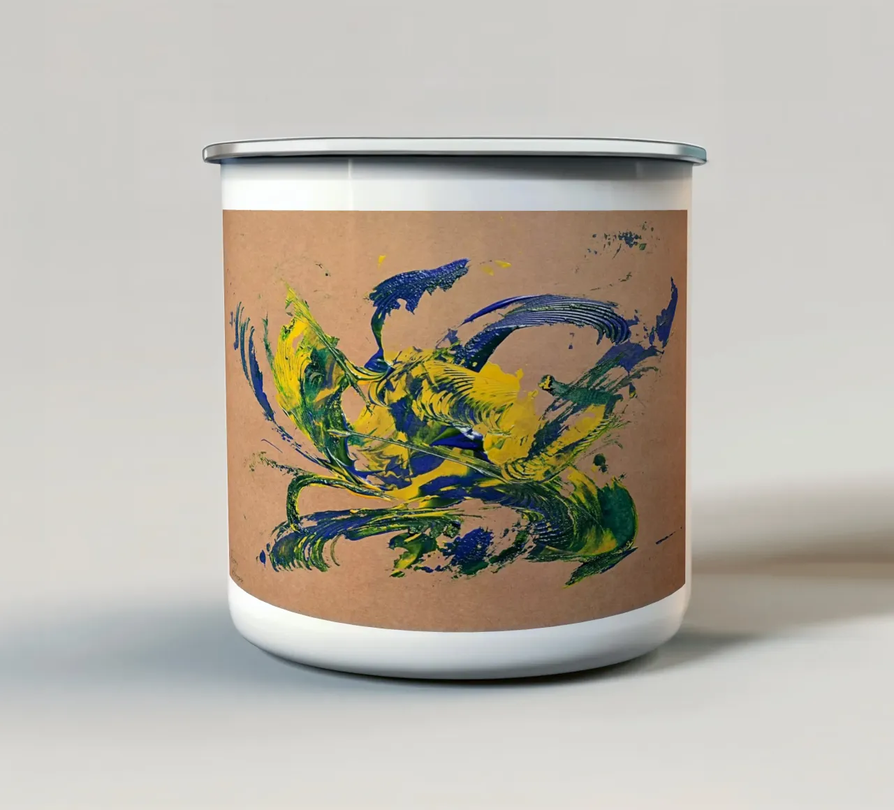 NATURAL STYLE 28 tazza in smalto da Thierry Vobmann Abstract painting